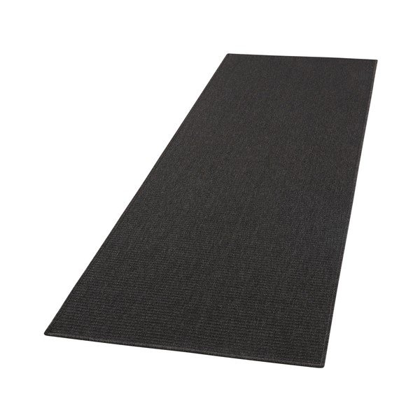 Covor adecvat interior/exterior BT Carpet Sisal, 80 x 500 cm, negru-image-3