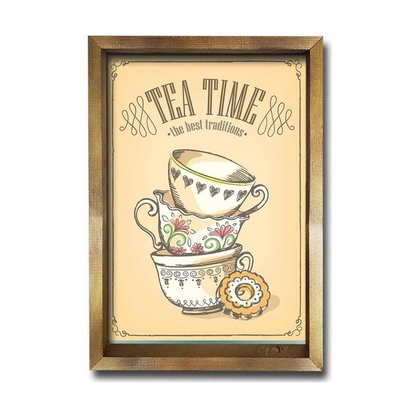 Tablou 35x50 cm Tea Time – Wallity