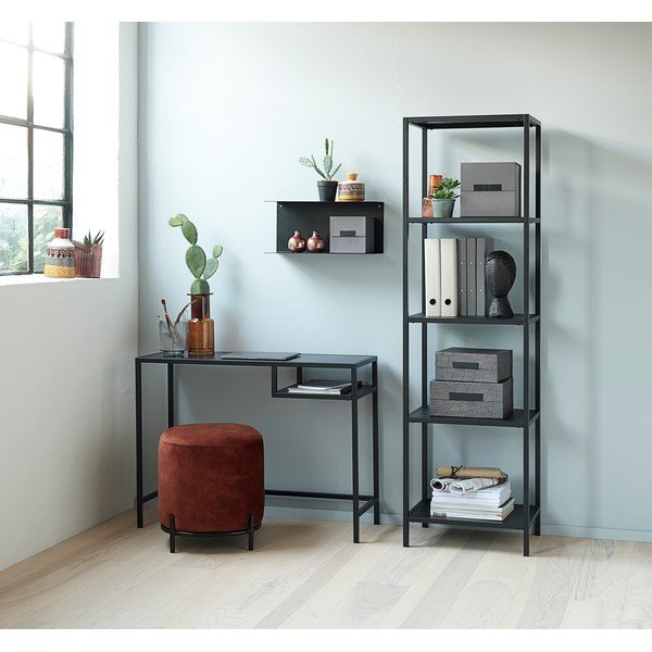 Poliță din fier Canett Joy Adams, 23 x 50 cm, negru-image-2