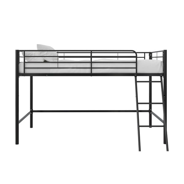 Pat pentru copii  negru înalt 90x200 cm Jodie – Støraa-image-3