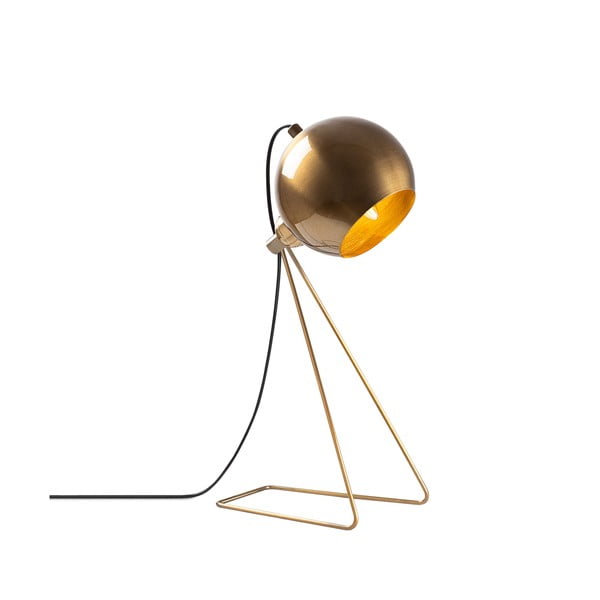Veioză arămie cu abajur din metal (înălțime 45 cm) Mixed – Opviq lights