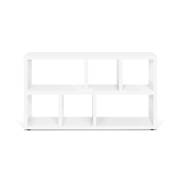 Bibliotecă albă 150x83 cm Berlin – TemaHome