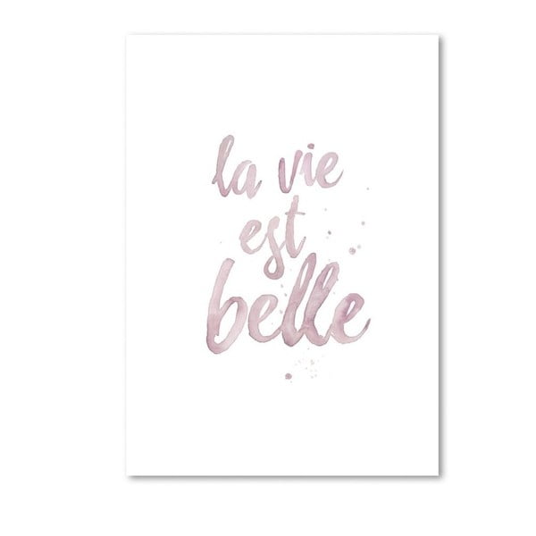 Poster Leo La Douce La Vie Est Belle, 21 x 29,7 cm