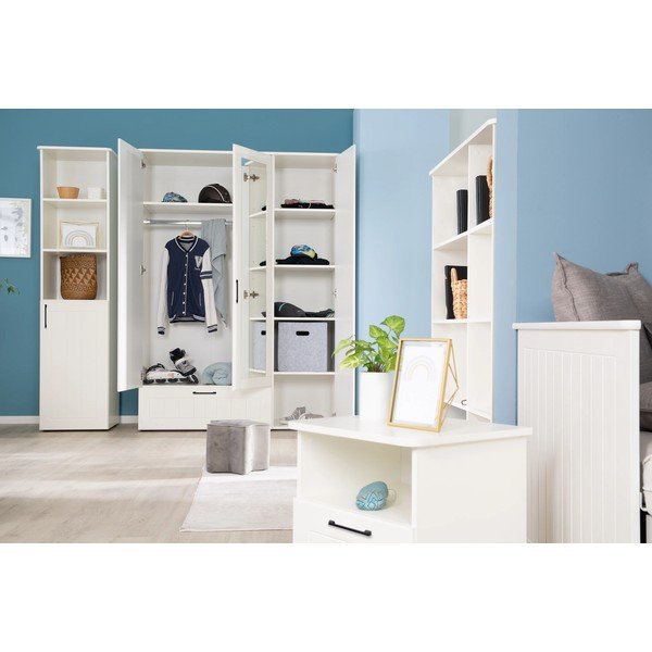 Bibliotecă pentru copii  albă 49x190 cm Sylt – Roba-image-3