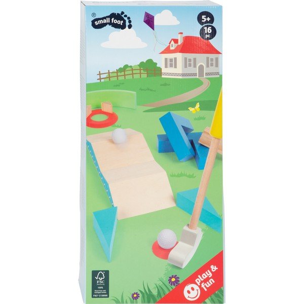 Set de mini golf din lemn pentru exterior Legler Active-image-1