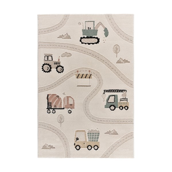 Covor de joacă pentru copii bej 120x170 cm Clown – Universal