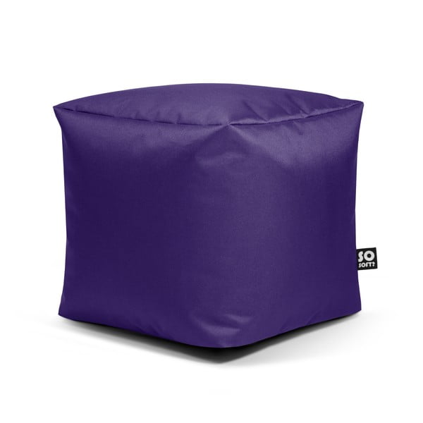 Fotoliu puf pentru copii mov Cube M – So Soft?