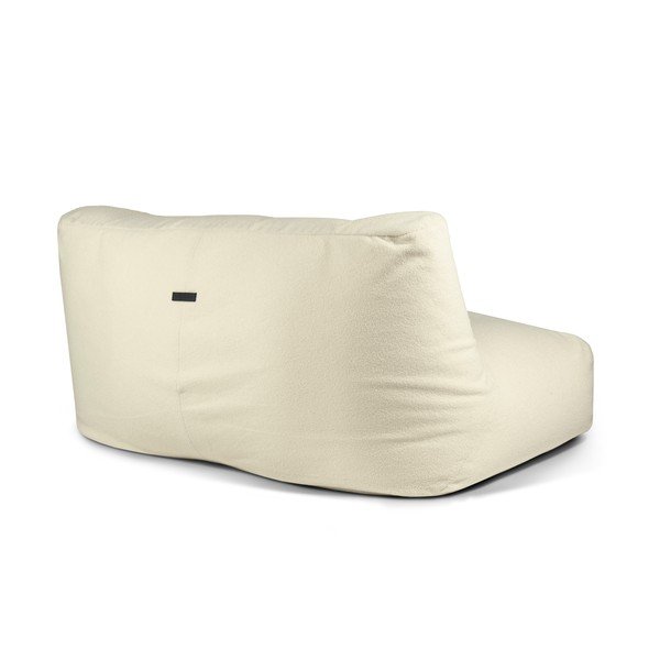 Fotoliu bean bag crem cu tapițerie din țesătură bouclé Sofa Tube 160 – SLOWDOWN-image-4