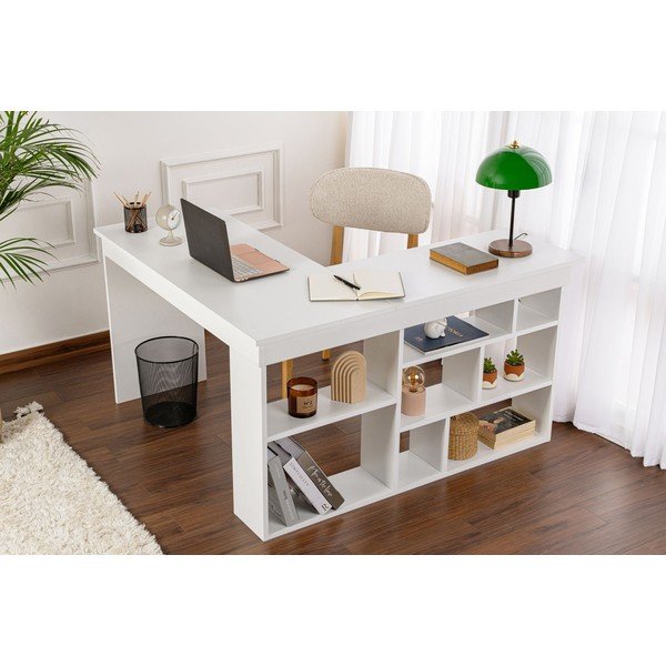 Birou cu aspect mat 120x130 cm Vesper – Kalune Design-image-1