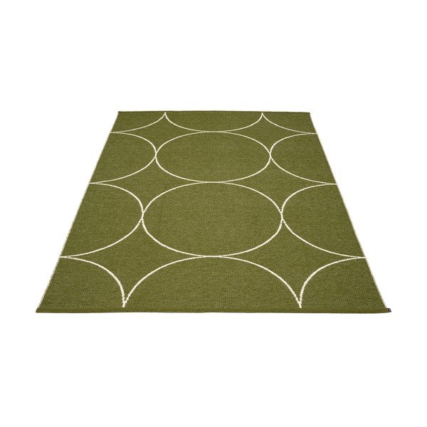 Covor pentru exterior și interior verde închis 180x275 cm Boo Dark Olive – Pappelina