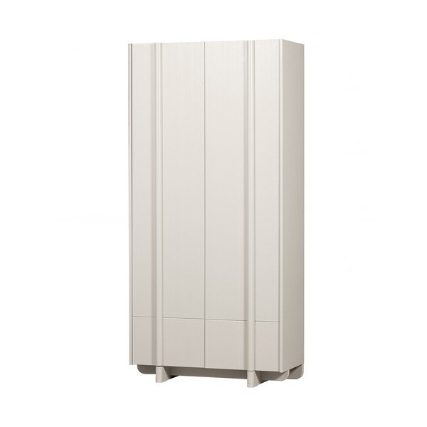 Dulap modular crem din lemn masiv de pin 101x210 cm Basu – WOOOD