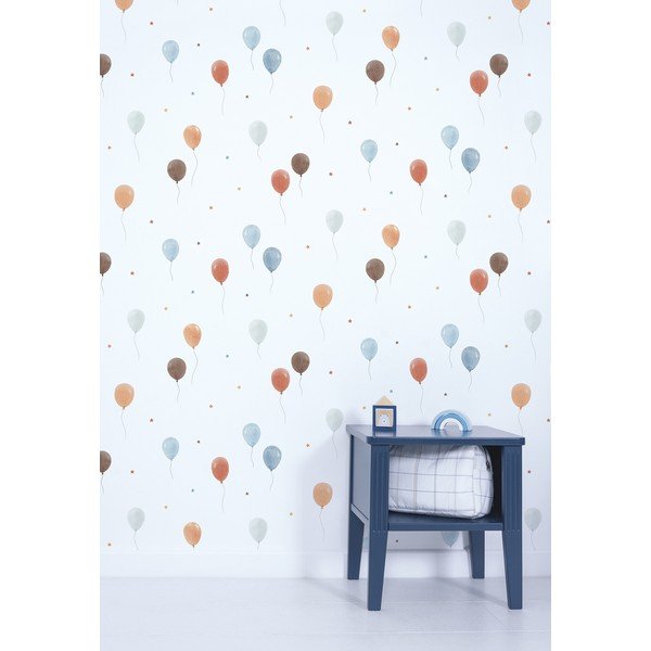 Tapet pentru copii 10 m x 50 cm Flying Ballons – Lilipinso-image-1