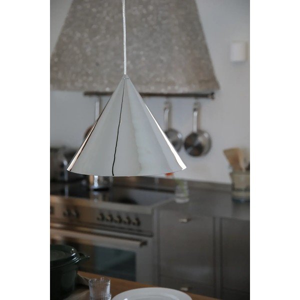 Lustră argintie din metal cu abajur din metal ø 37,5 cm Tip – Markslöjd-image-1