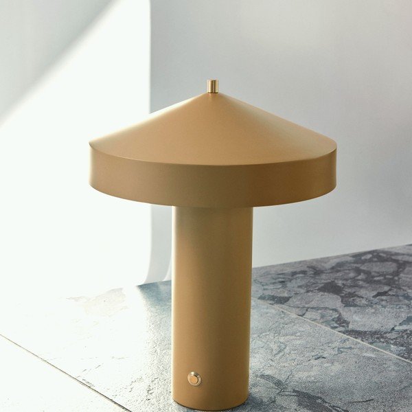 Veioză galben ocru din metal (înălțime 41 cm) Hatto – OYOY Living Design-image-1