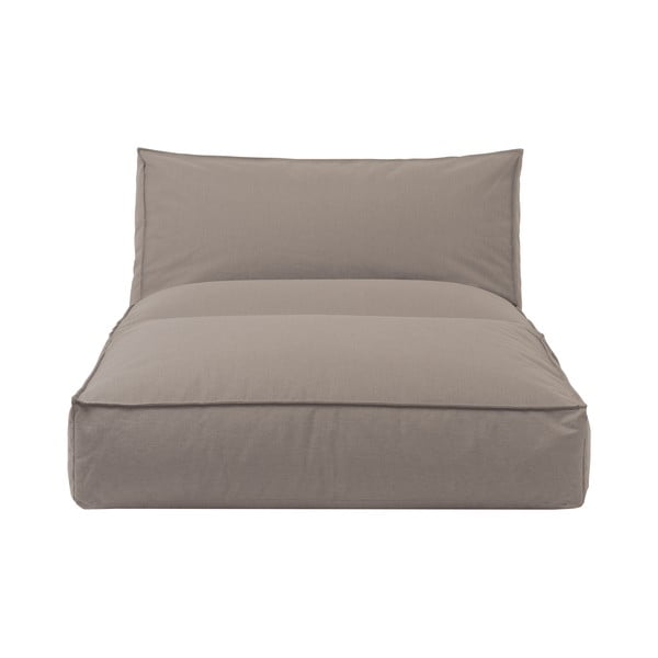 Șezlong de grădină bej capitonat STAY – Blomus-image-1