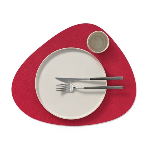 Suport pentru farfurii din piele ecologică 37x44 cm Curve L Double Cloud – LIND DNA-image-4