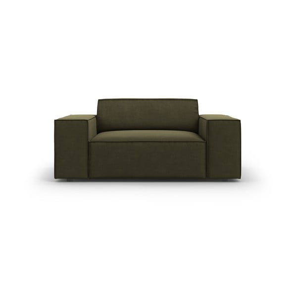 Fotoliu verde cu tapițerie din catifea Jodie – Micadoni Home-image-3