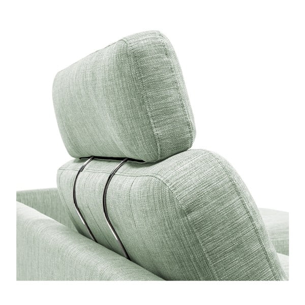 Tetieră pentru canapea Vivonita Harlem, verde deschis-image-4