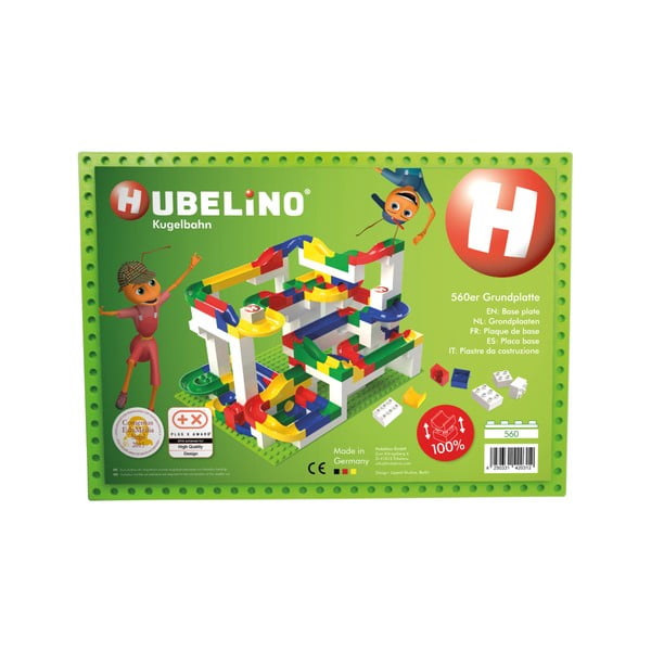 Placă de bază pentru joc de construcție Hubelino, verde-image-1