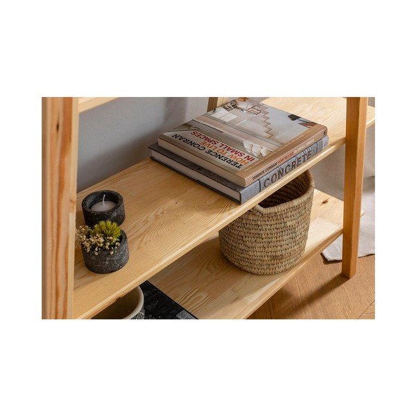 Bibliotecă din lemn de pin 120x148 cm Perla - Kalune Design-image-4
