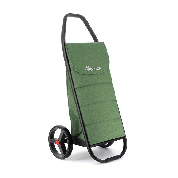 Sacoșă de cumpărături cu roți 53 l Com Tweed Polar Black Tube – Rolser