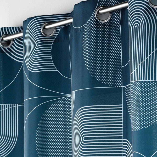 Draperie albastră 140x280 cm Esquisse – douceur d'intérieur-image-1