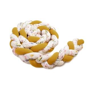 Protecție tricotată din bumbac T-TOMI, lungime 180 cm, galben - alb