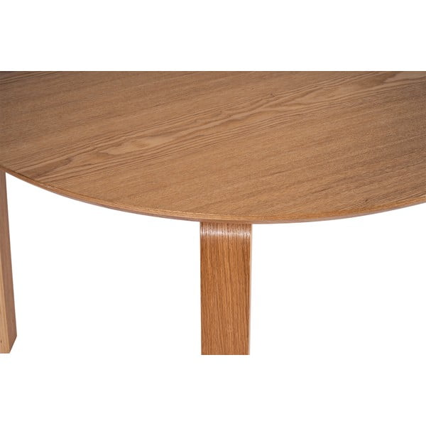 Masă dining cu aspect de stejar ø 110 cm Lana - Bonami Essentials-image-3