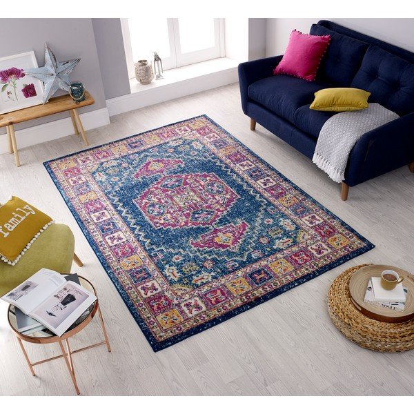 Covor Flair Rugs Urban Traditional,100 x 150 cm, albastru-image-4