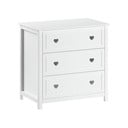 Comodă de copii albă 90x89x57 cm Amori – Vipack