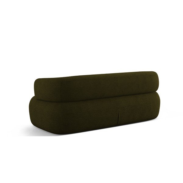 Canapea verde cu tapițerie din țesătură bouclé 178 cm Jenny – Micadoni Home-image-3