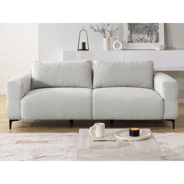 Canapea gri deschis 217 cm Helio – Ropez-image-2