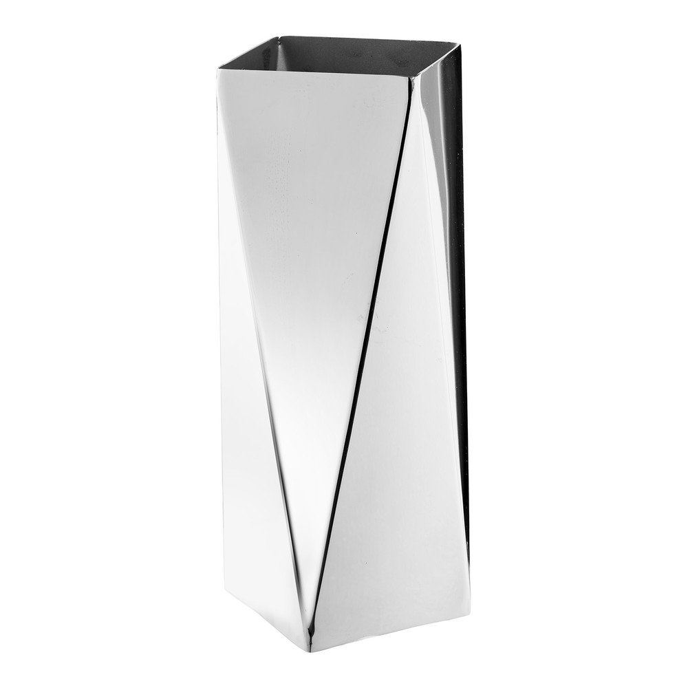Vază argintie din oțel (înălțime 23 cm) – House Nordic