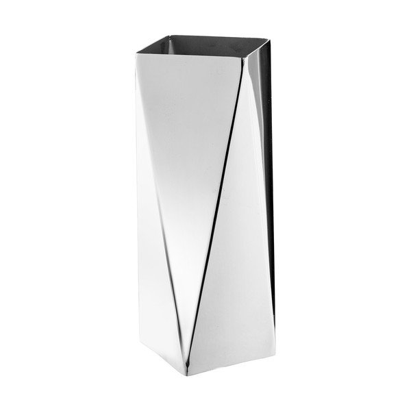 Vază argintie din oțel (înălțime 23 cm) – House Nordic
