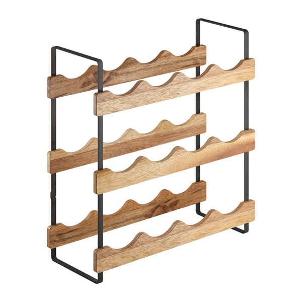 Suport pentru sticle de vin din lemn număr de sticle 12 York – Metaltex
