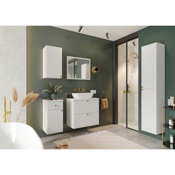 Dulap sub chiuvetă alb suspendat  61,5x55,5 cm Asti – STOLKAR-image-1