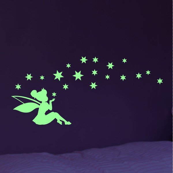 Autocolant fosforescent Ambiance Fairy And The Stars-image-1