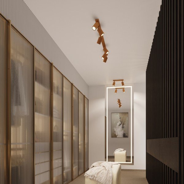 Spot auriu 6,5x30 cm Gleam – Sollux-image-2