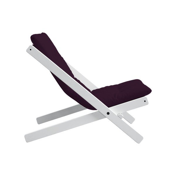Fotoliu pliabil Karup Boogie White/Purple Plum-image-4
