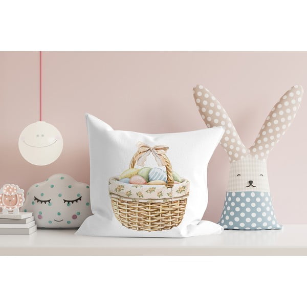 Față de pernă 43x43 cm cu model de Paști – Mila Home-image-2
