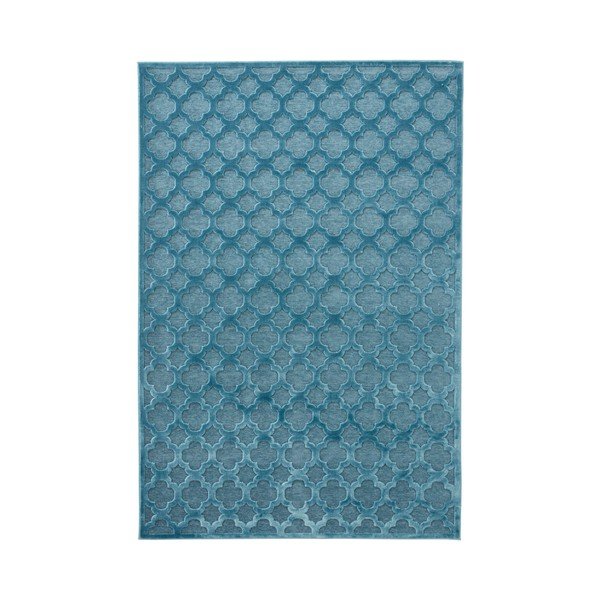 Covor din viscoză Mint Rugs Shine Bryon, 80 x 125 cm, albastru
