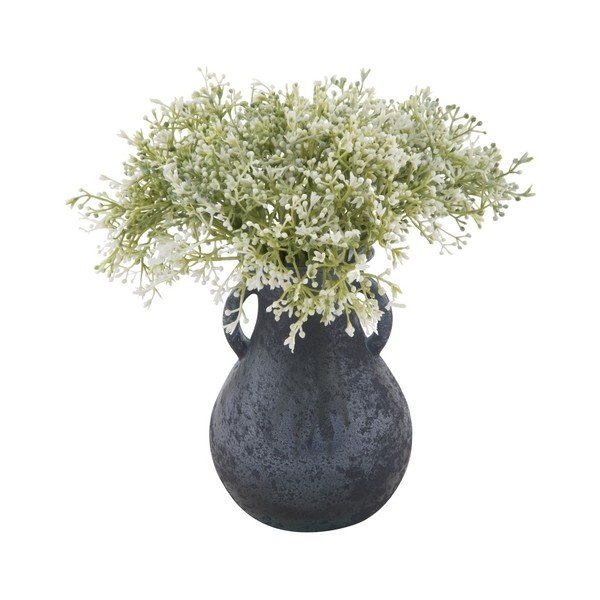 Vază din sticlă reciclată Mauro Ferretti Anfora, ⌀ 11,5 cm, albastru-image-3