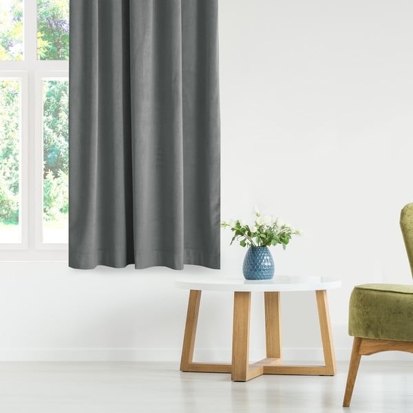 Draperie gri antracit 135x175 cm Vila – Homede-image-1