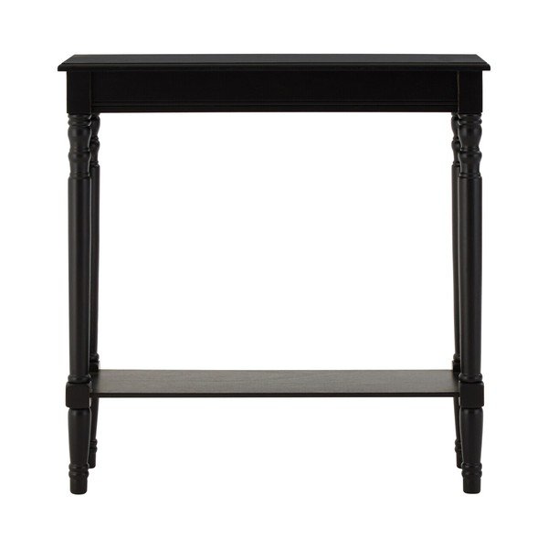 Masă consolă neagră din lemn de pin 30x80 cm Heritage – Premier Housewares-image-4