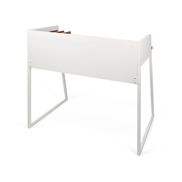 Birou TemaHome Volga Walnut, alb-image-2