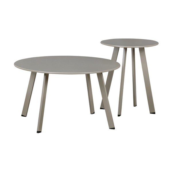 Măsuță de grădină rotundă din metal ø 40 cm Fer – WOOOD-image-2