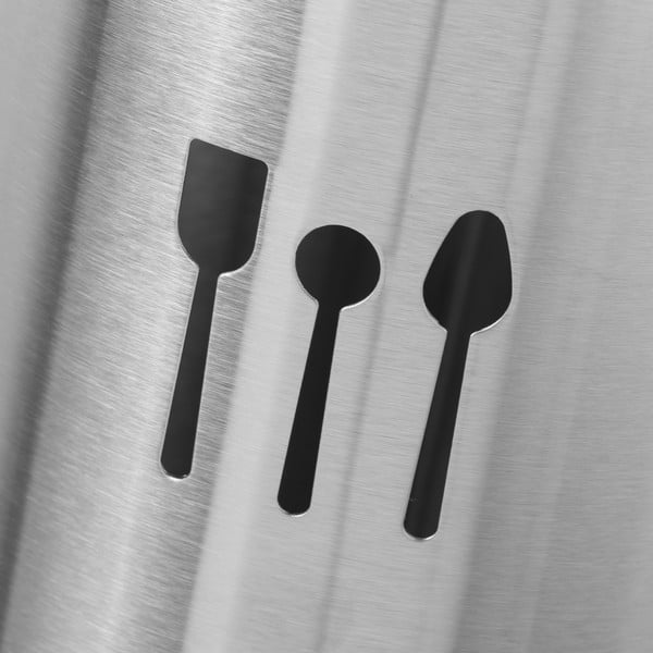 Suport pentru ustensile de bucătărie din oțel inoxidabil - Casa Selección-image-2