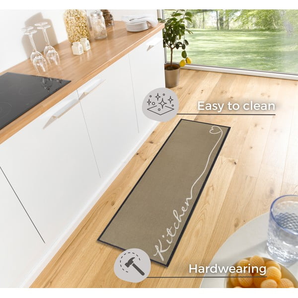 Covor tip traversă Zala Living The Kitchen, 50 x 150 cm, bej-image-3
