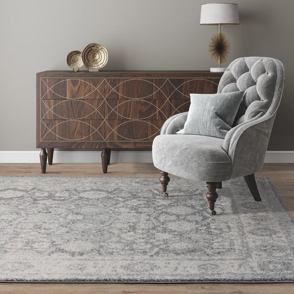 Covor gri deschis 200x290 cm Muse Heritage Grey Silver – Asiatic Carpets-image-1