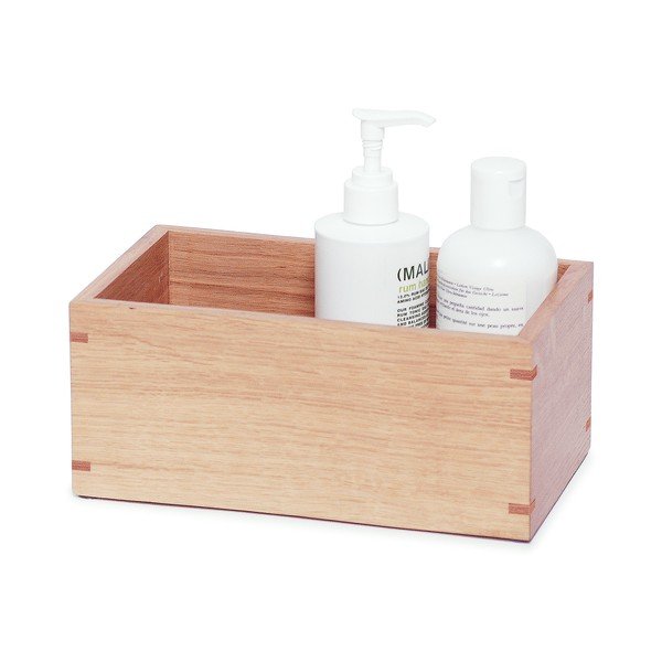 Cutie pentru depozitare din lemn de stejar, Wireworks Mezza-image-2